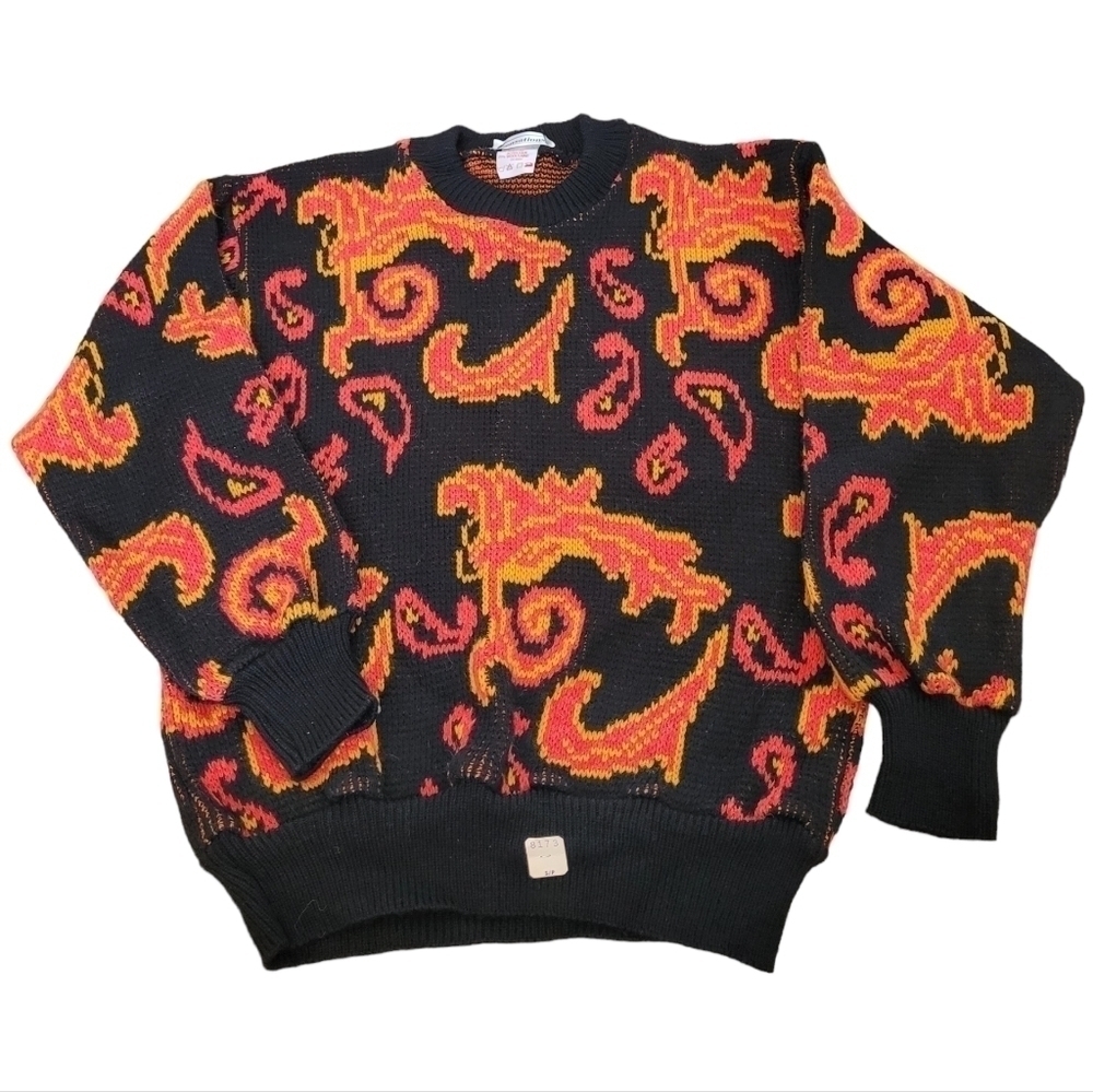 VINTAGE Sensations Wool Blend Crewneck Sweater